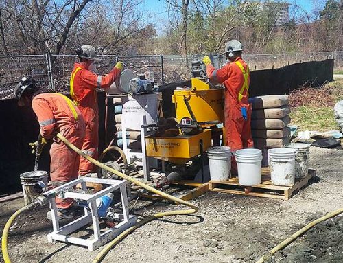 Leak Sealing on a Sewer Maintenance Project