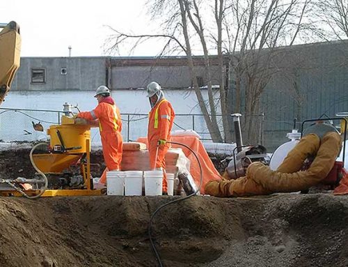 Void filling in a Water Treatment Plant