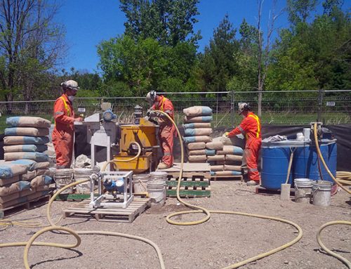 Colmatage des fuites dans un projet de réhabilitation des égouts